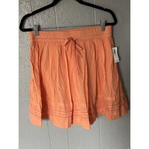 Old Navy Skirt Women's Peach Mini Skirt Lined Elastic Waist Size S NWT Golf